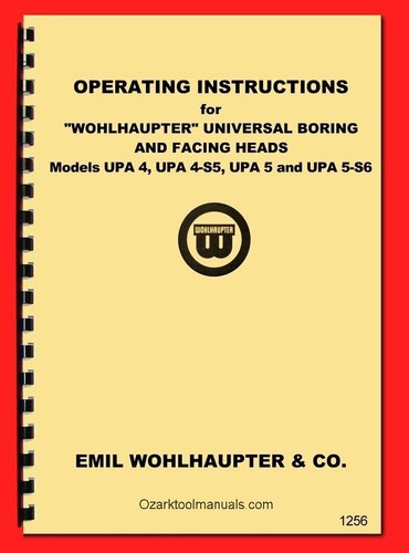 Wohlhaupter universal boring - wohlhaupter,